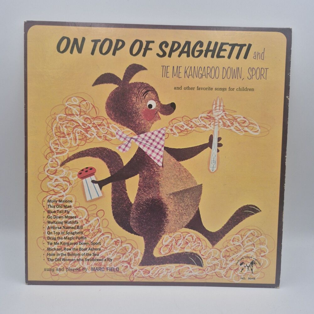 VERY RARE! On Top Of Spaghetti & Tie Me Kangaroo Down Sport" LP #5048 VG+
